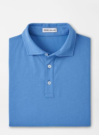 Peter Millar Mens Crown Comfort Cotton Polo | Color: Maritime | Size: XXL Product Image