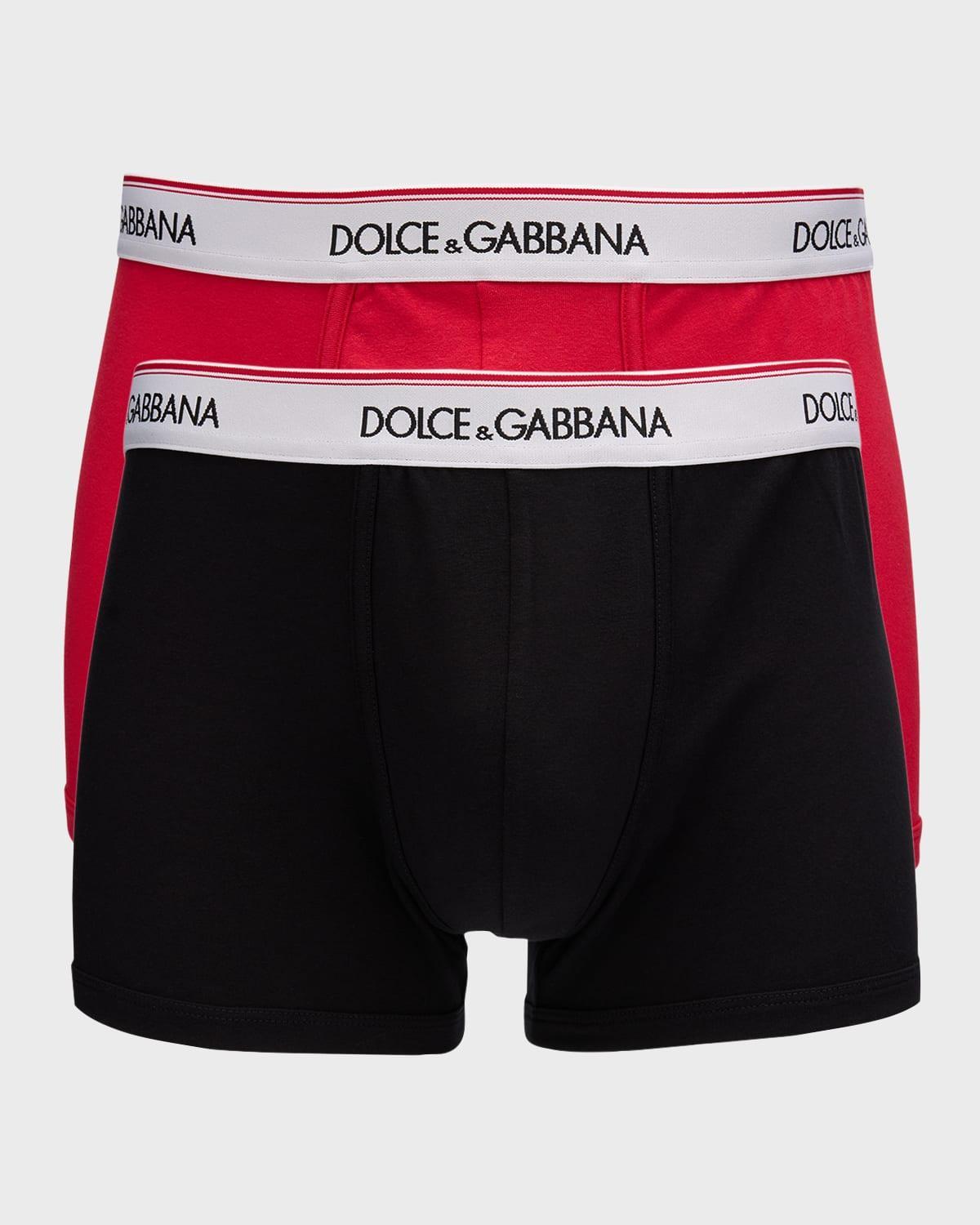 Mens 2-Pack Waistband-Logo Boxers Product Image