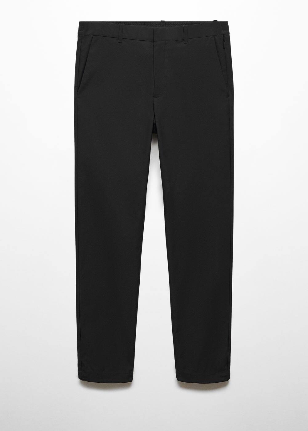 MANGO MAN - Solotex® slim-fit pants blackMen Product Image