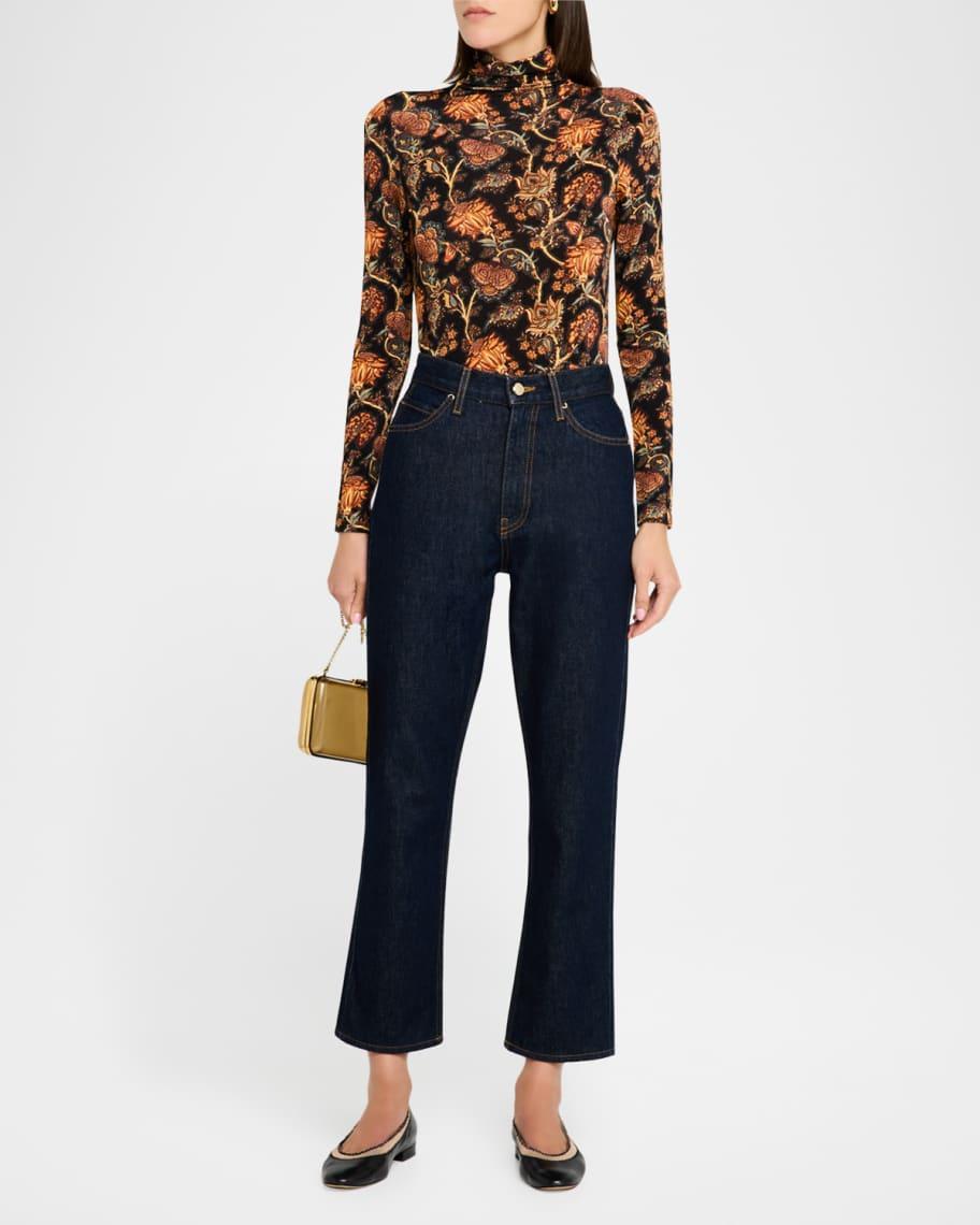 Aurelia Floral Turtleneck Top Product Image