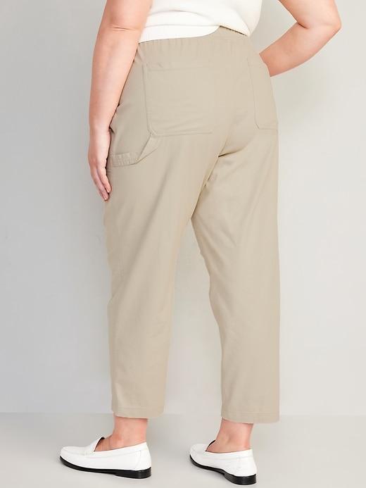 High-Waisted Pulla Utility Pants Product Image