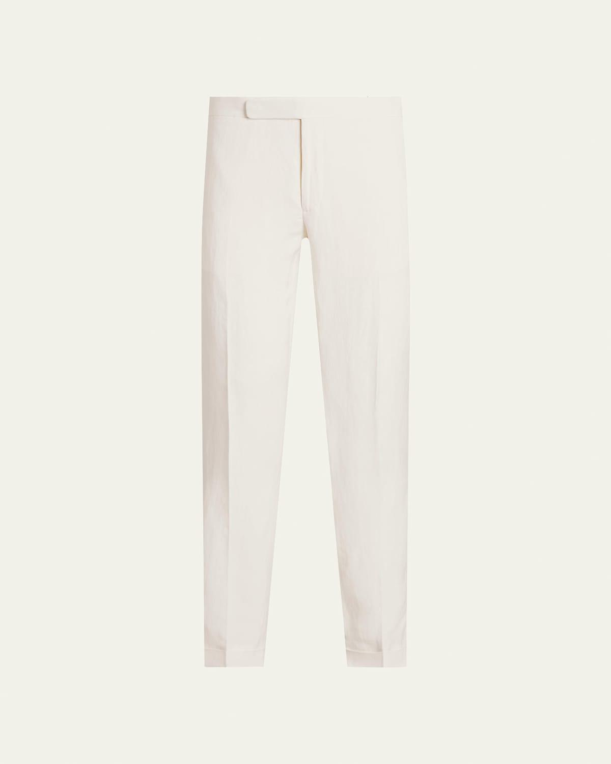 Mens Gregory Silk & Linen Suit Trousers Product Image