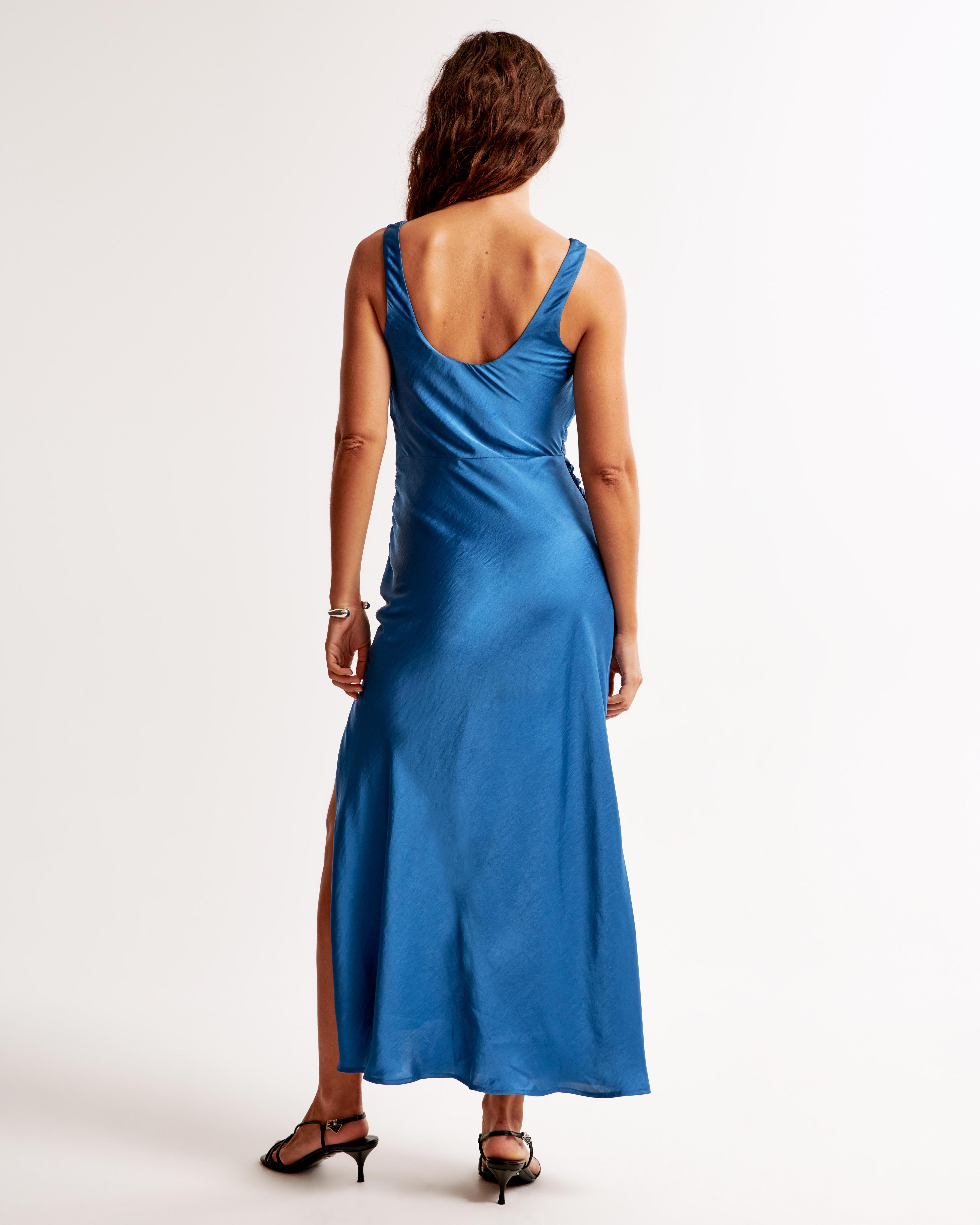 Cowl Draped Maxi Dress Product Image