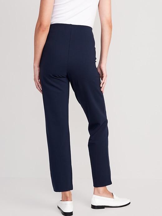 Extra High-Waisted Stevie Straight Pants Product Image