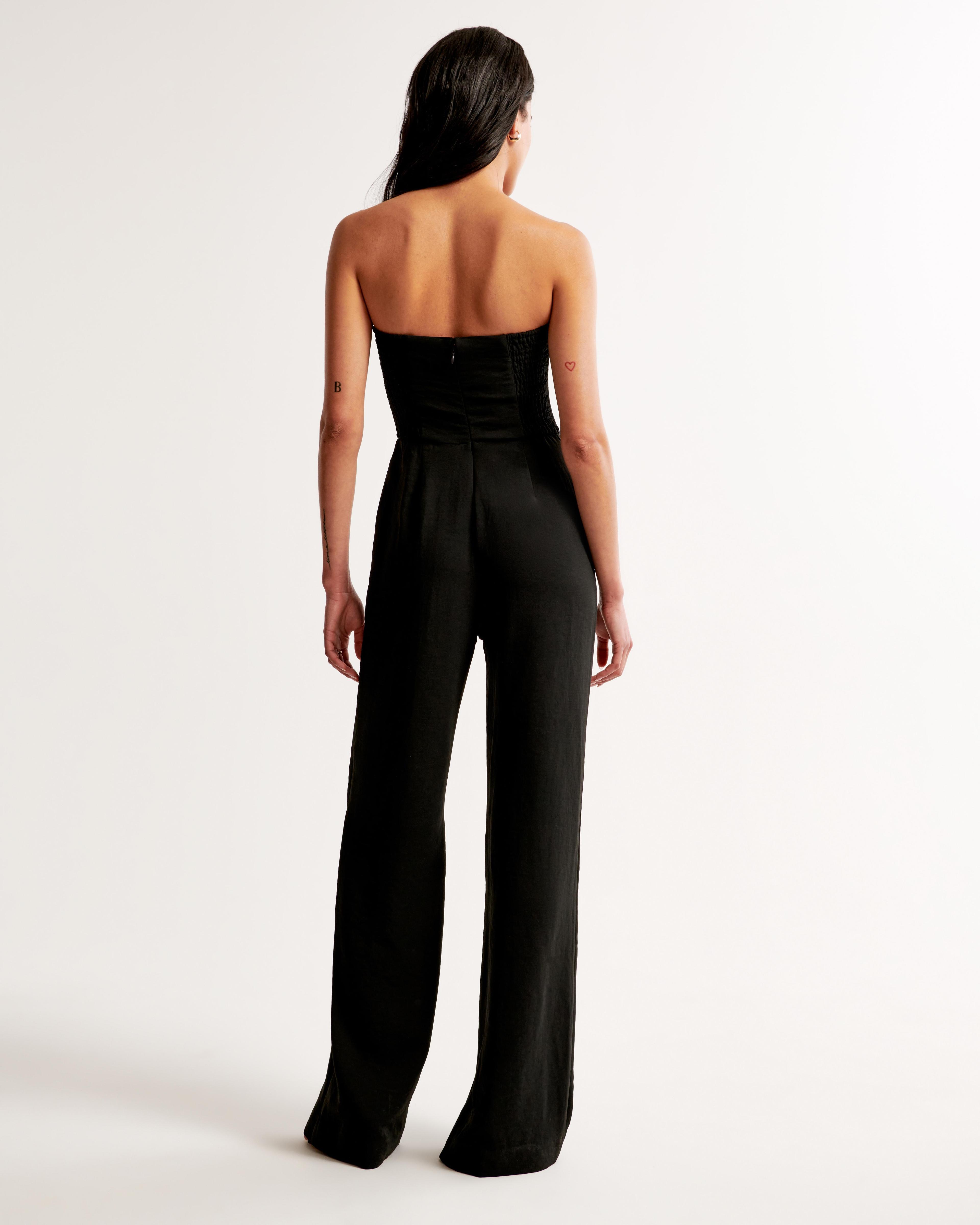 Strapless Premium Crepe Jumpsuit Product Image