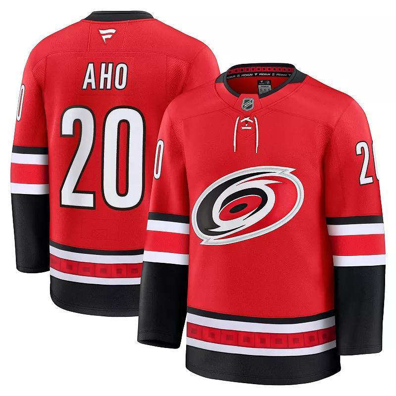 Mens Fanatics Sebastian Aho Carolina Hurricanes Alternate Premium Jersey Product Image