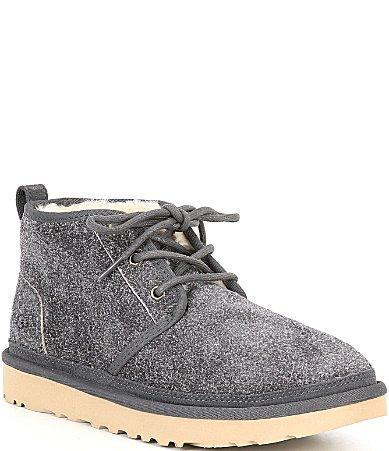 UGG Mens Neumel Shaggy Suede Boots Product Image