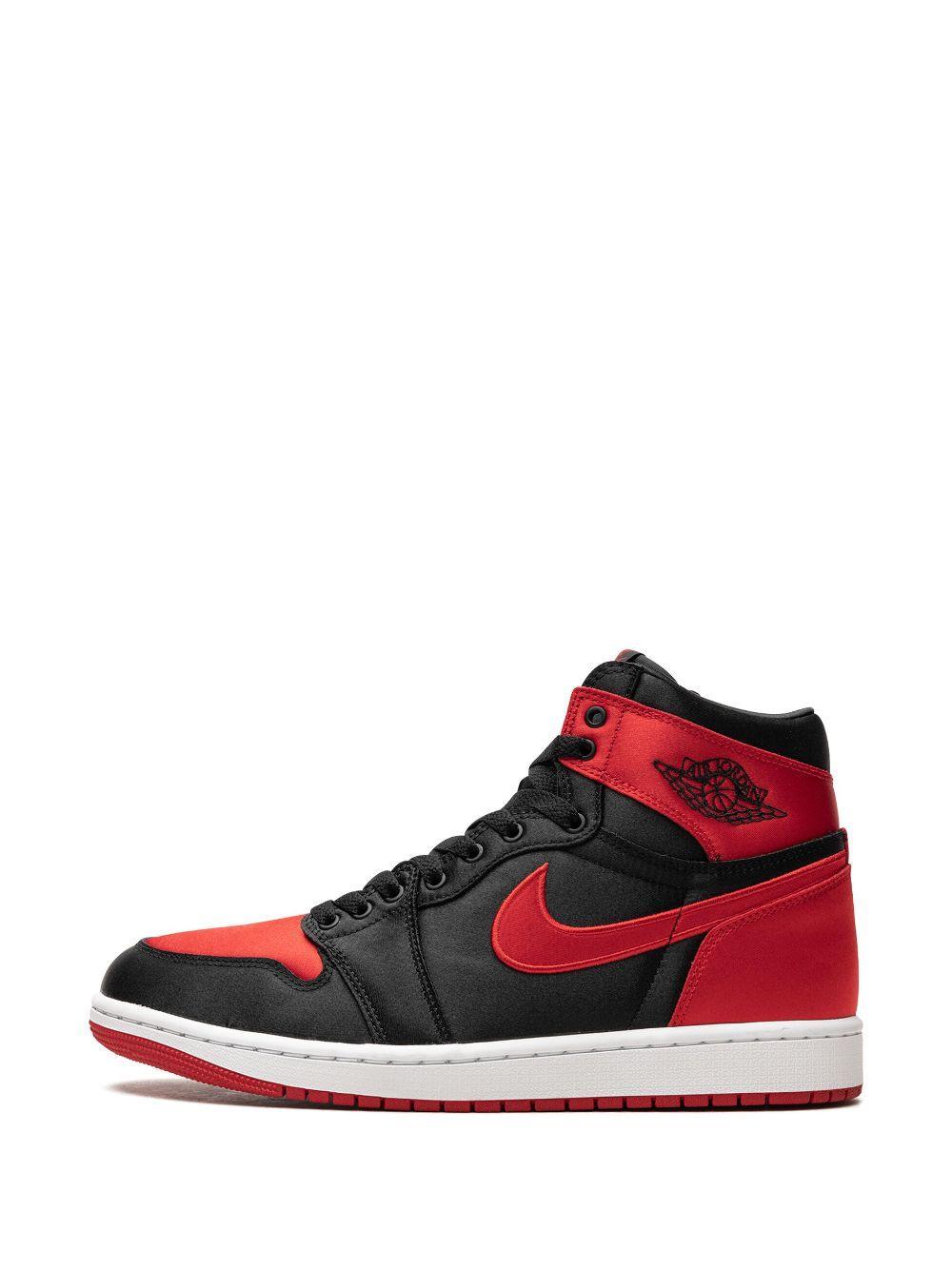 Air Jordan 1 "Satin Bred" high-top sneakers Product Image