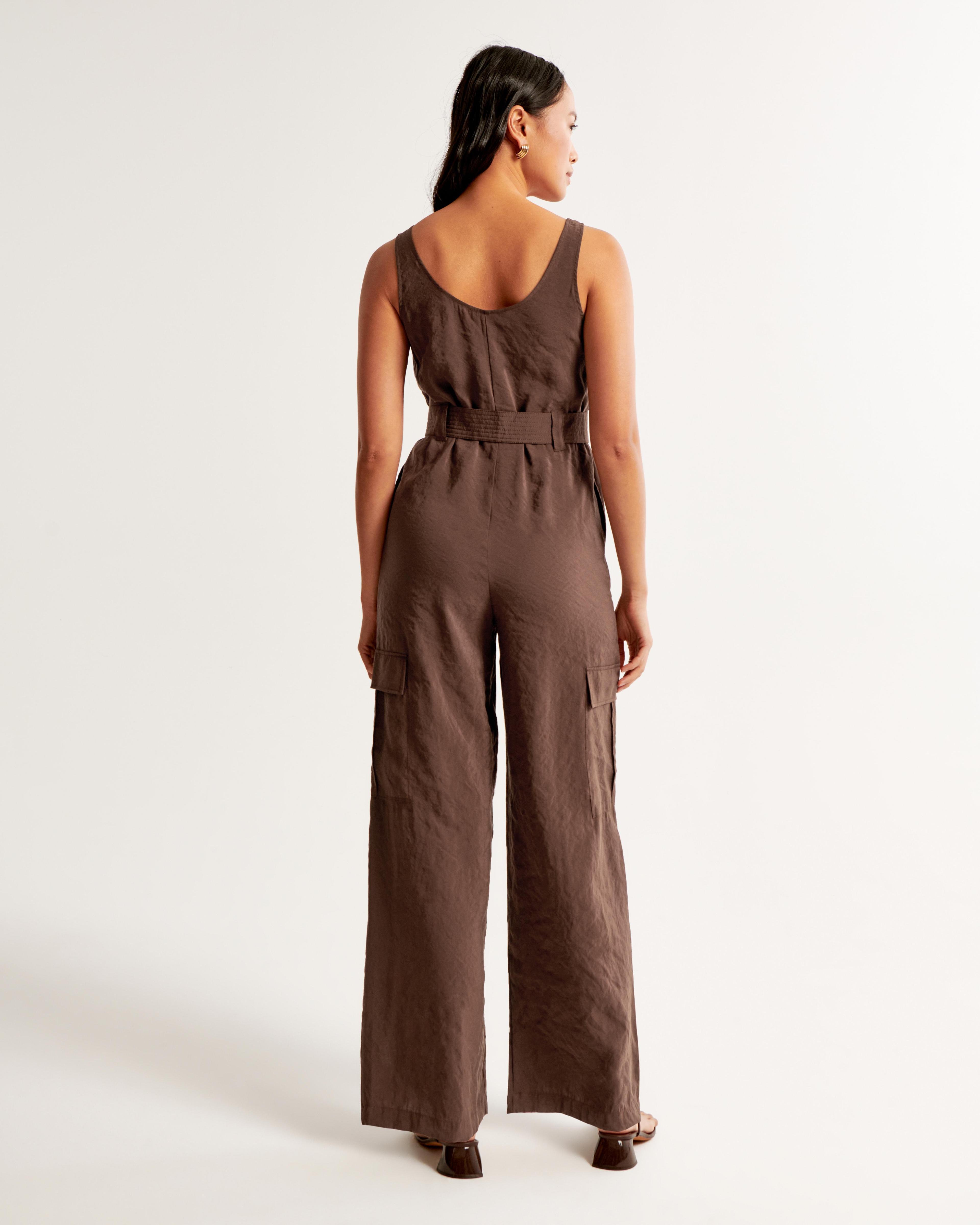 Draped Utility Jumpsuit Product Image