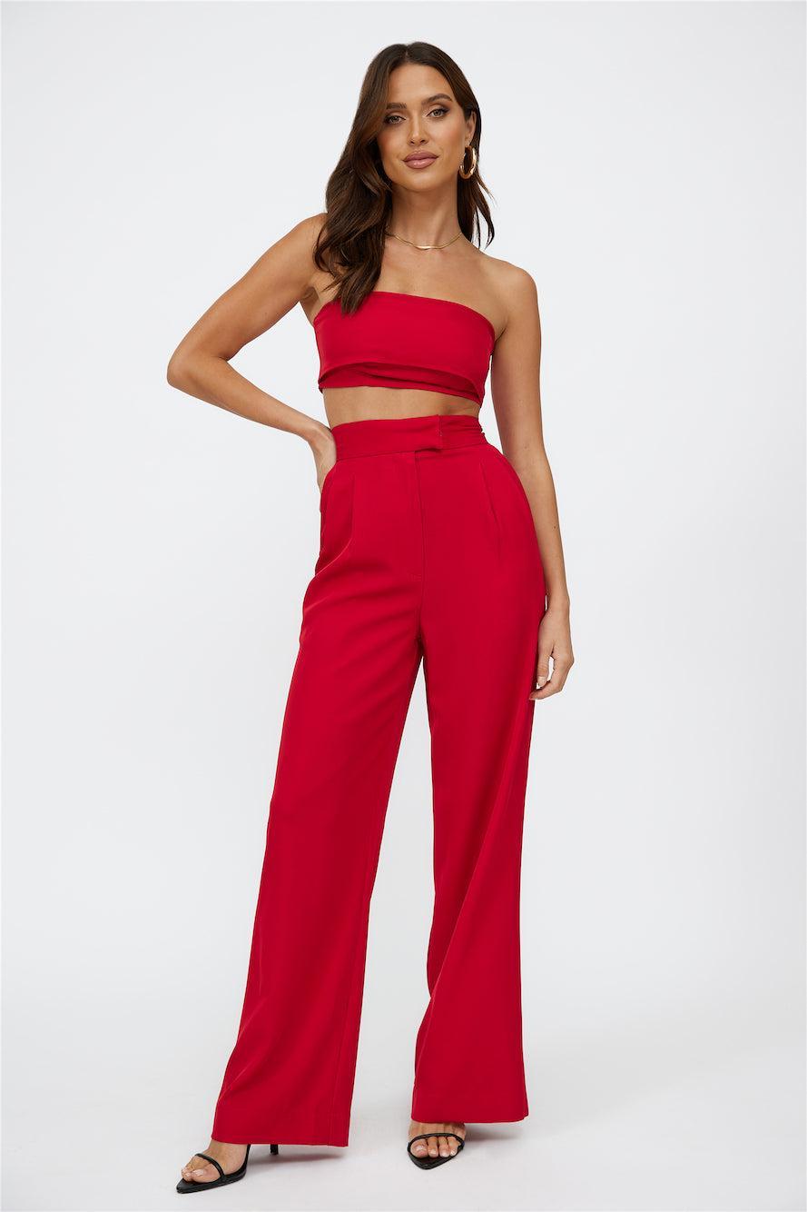 Blind Love Pants Red  product image