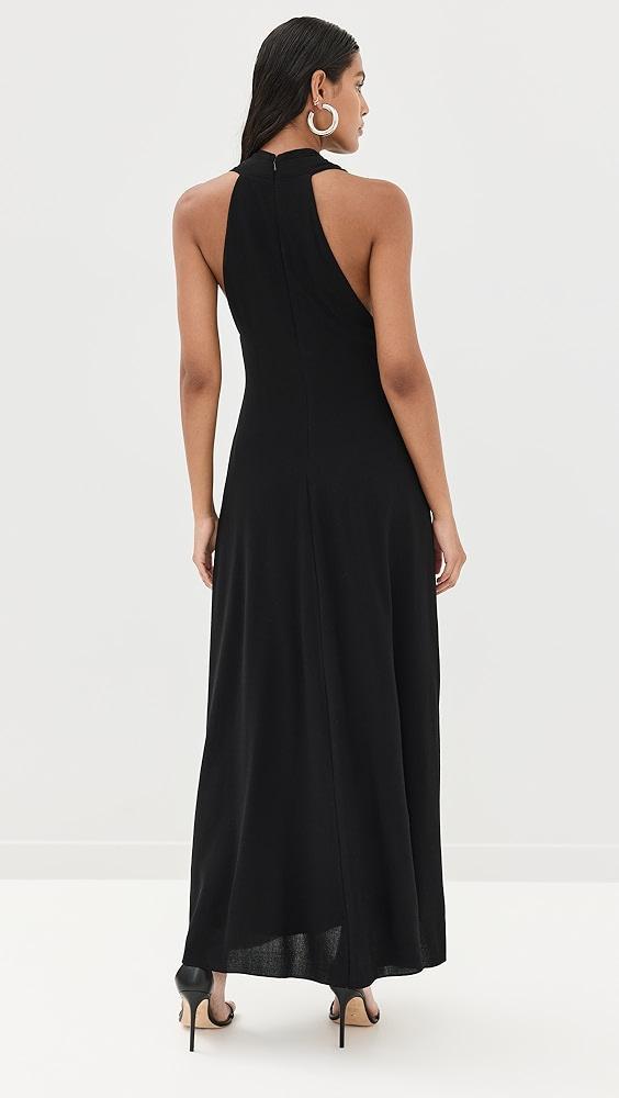 Brandon Maxwell The Banks Deep V Dress | Shopbop Product Image