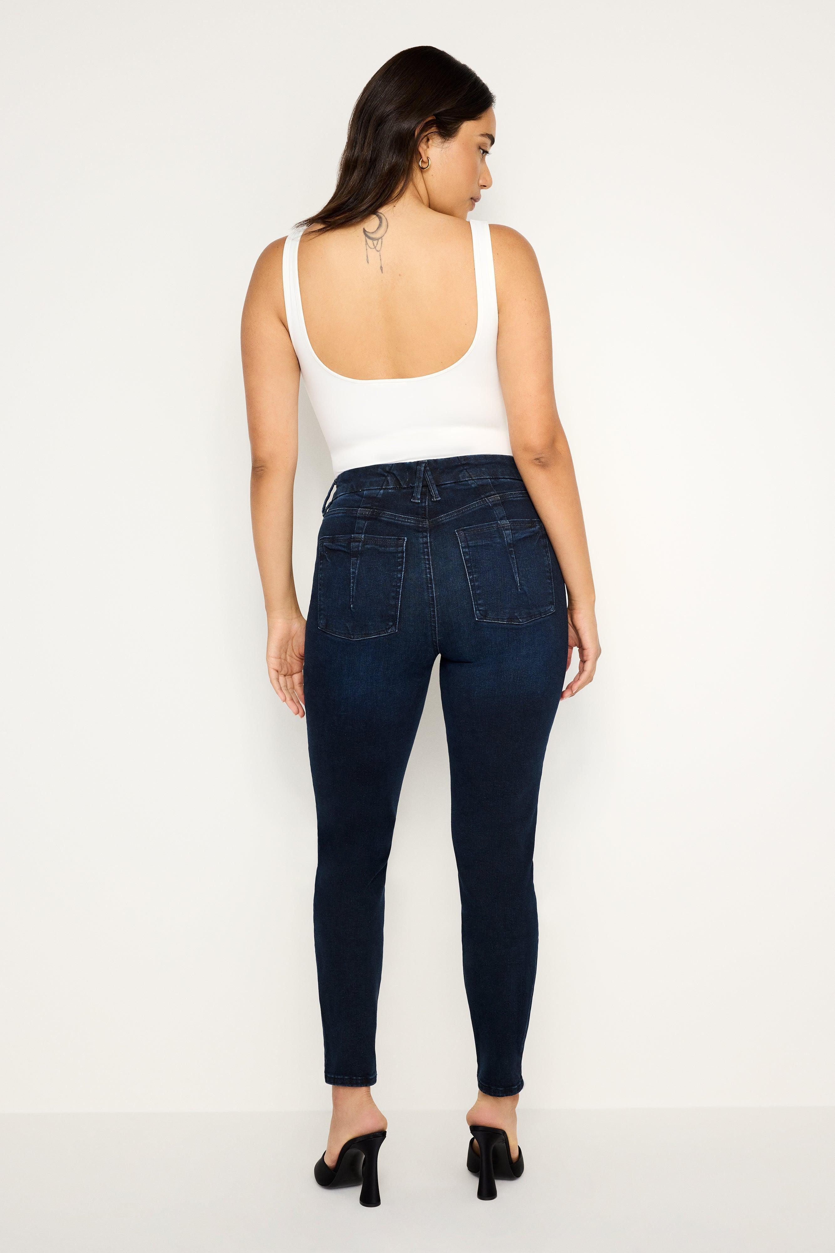 ALWAYS FITS GOOD LEGS SKINNY CROPPED JEANS | INDIGO688 Product Image