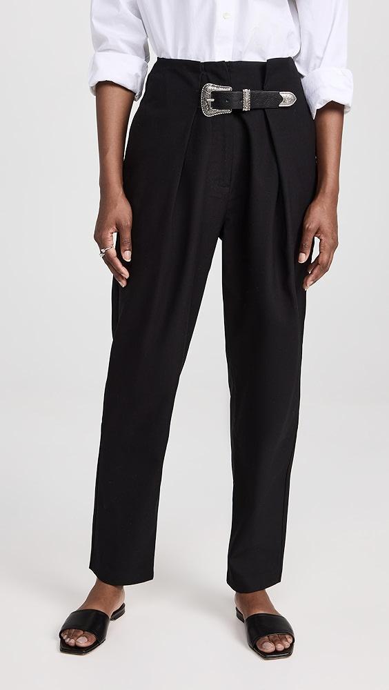 Pixie Market Luke Western Belted Pants | Shopbop Product Image