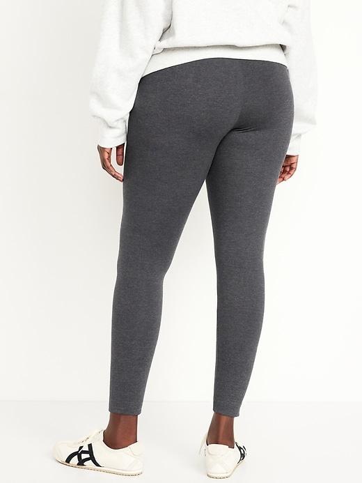 Mid-Rise Jersey Crop Legging Product Image