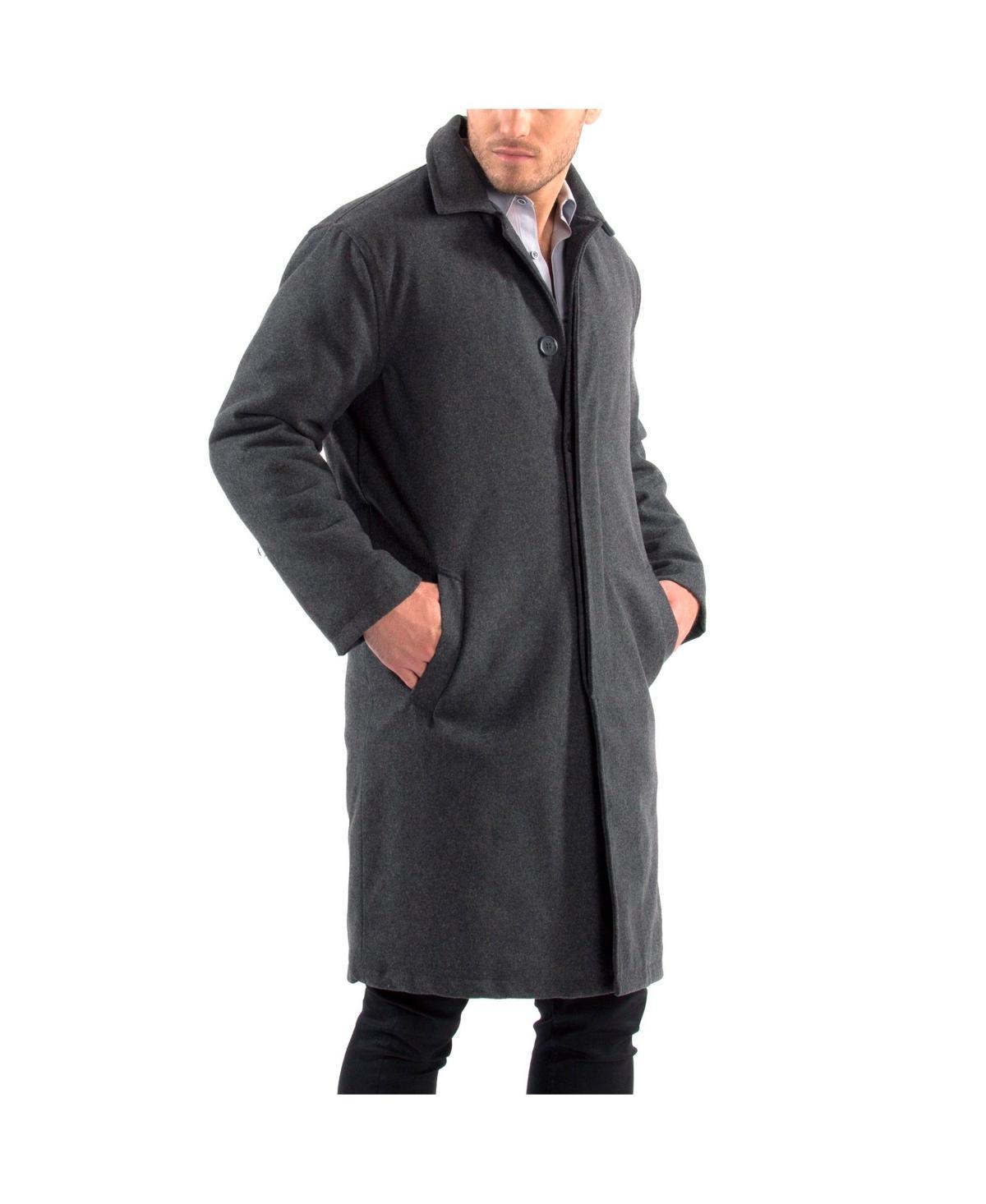 Alpine Swiss Mens Zach Knee Length Jacket Top Coat Trench Wool Blend Overcoat Product Image