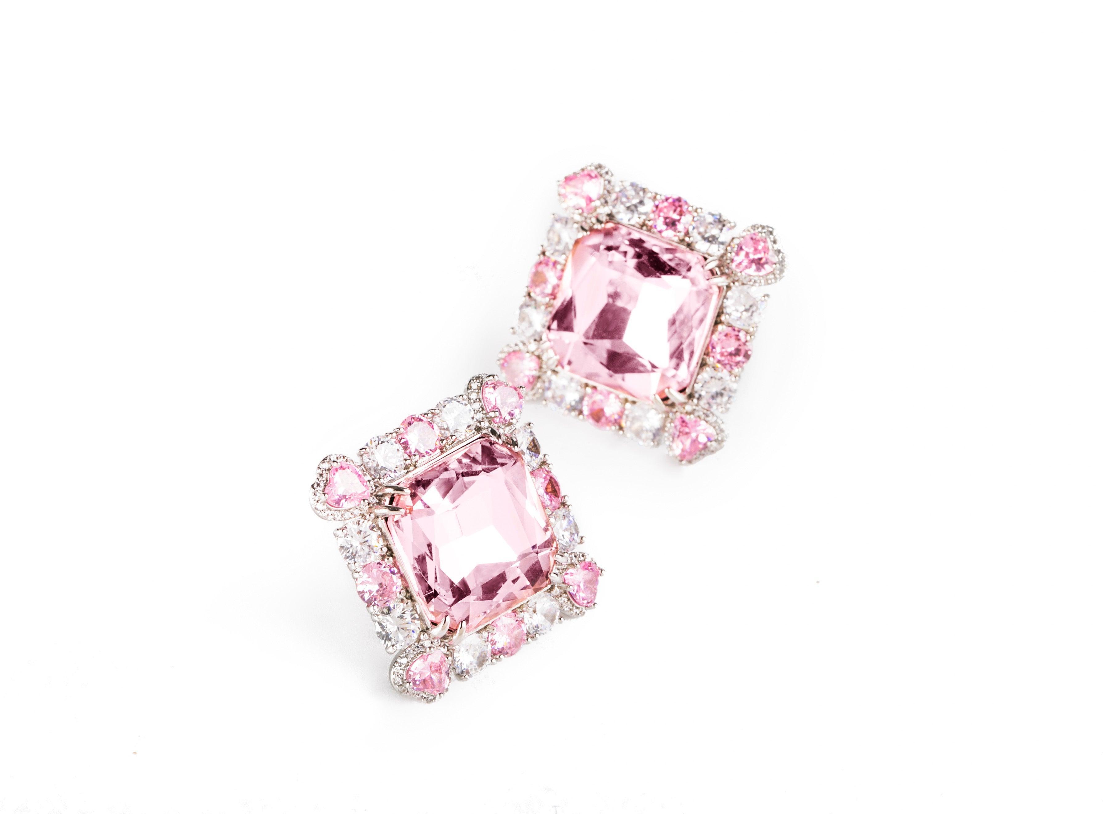 Pink Zada Earrings (Final Sale) Product Image