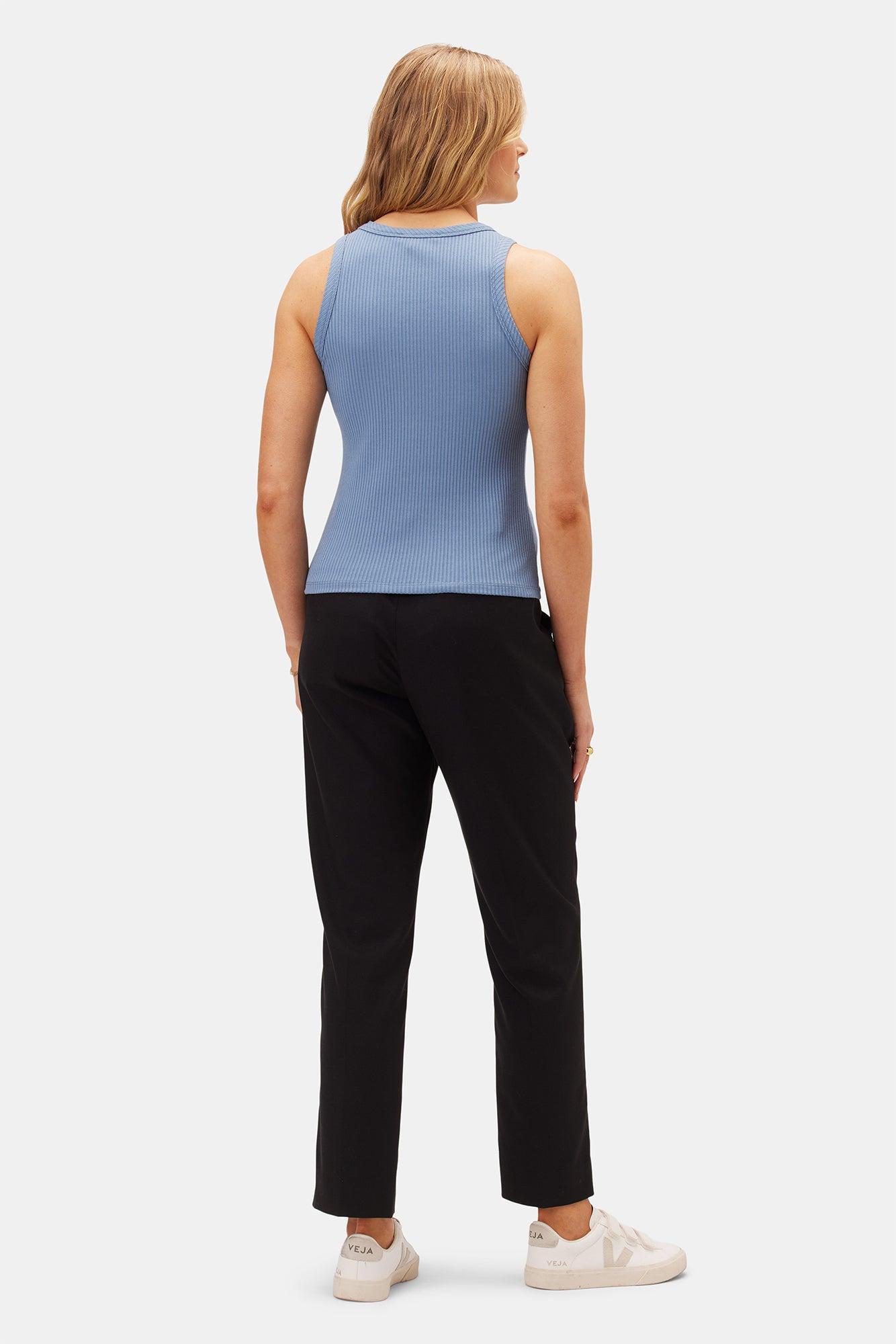 Asmet Paris Rib Tank - Horizon Blue Product Image