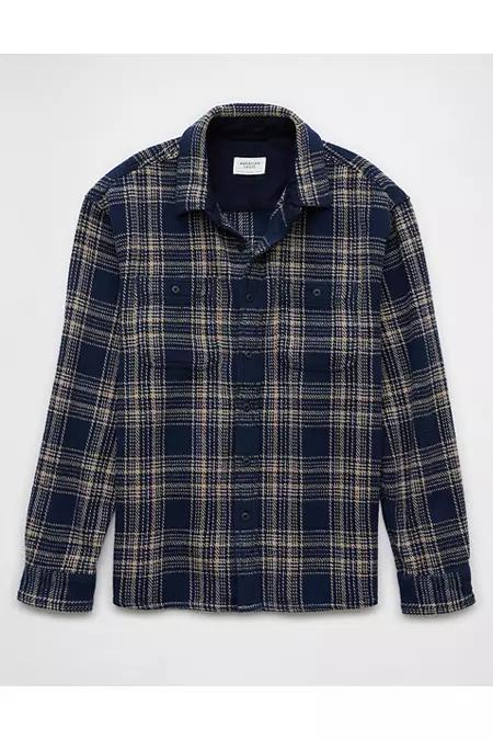 AE Textured Flannel Shirt Mens Product Image