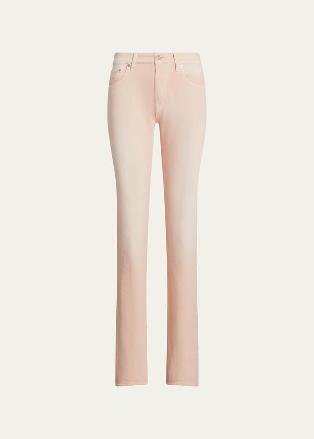 Womens Low-Rise Slim Kick-Flare Jeans Product Image