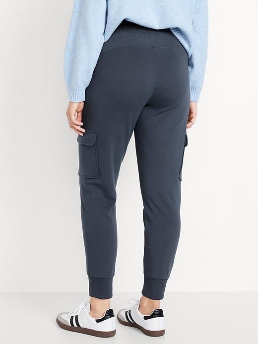 High-Waisted Dynamic Fleece Cargo Joggers Product Image