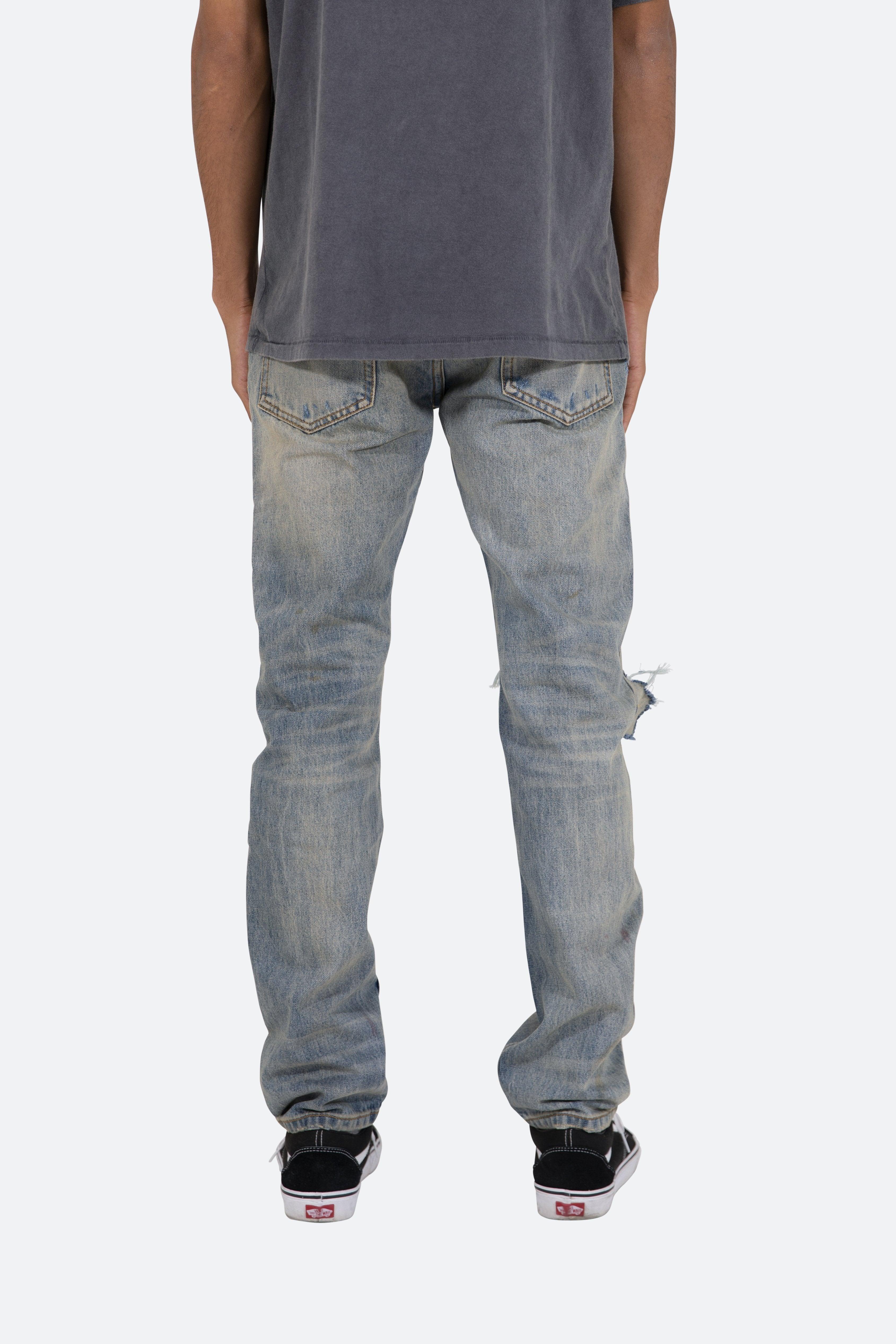 D401 Straight Denim - Blue Product Image