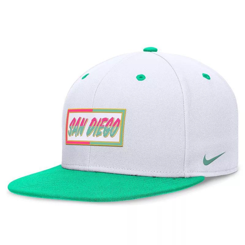 Mens Nike /Aqua San Diego Padres City Connect True Fitted Hat Product Image