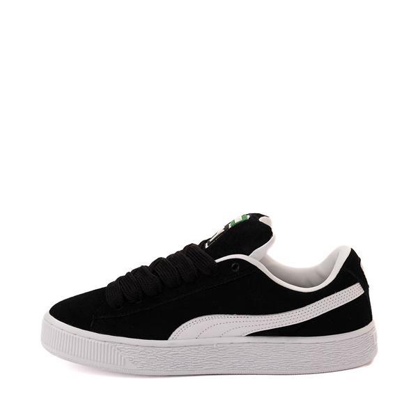 Mens PUMA Suede XL Athletic Shoe - Black / White Product Image