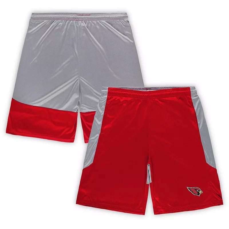 Mens Fanatics Cardinal Arizona Cardinals Big & Tall Team Logo Shorts Product Image