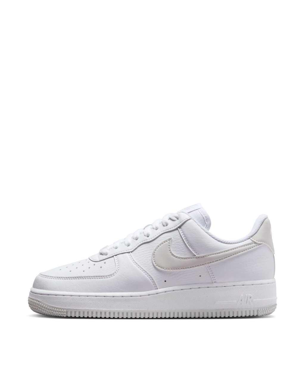 Nike Air Force 1 sneakers in white and gray  Product Image