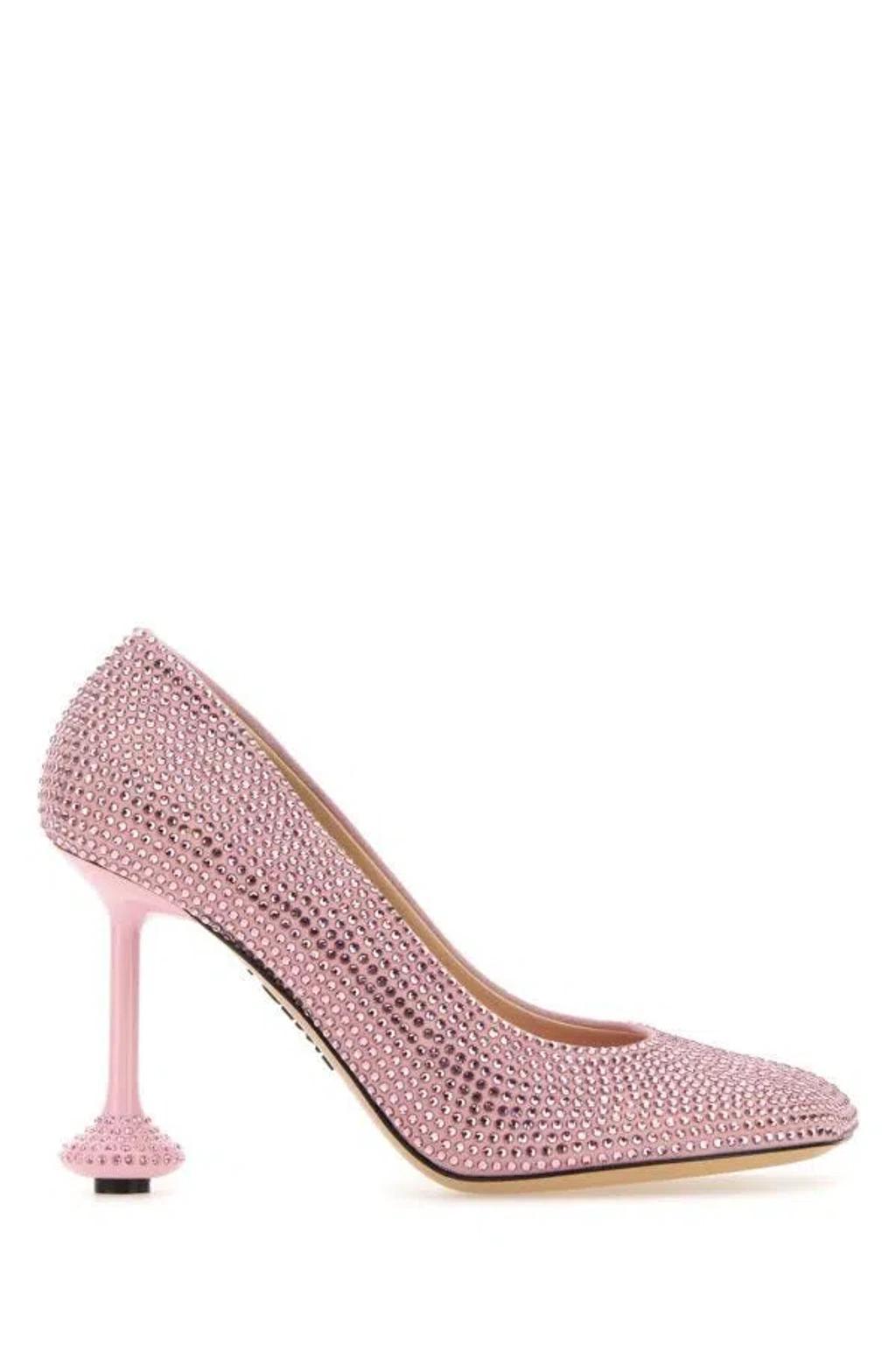 Toy Strass Leather Pumps In Pink product image