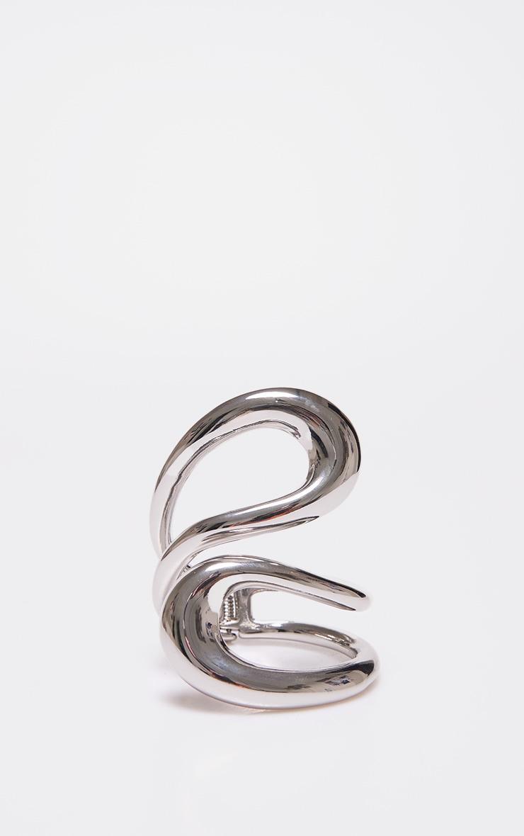 Silver Swirl Cuff Bangle Product Image