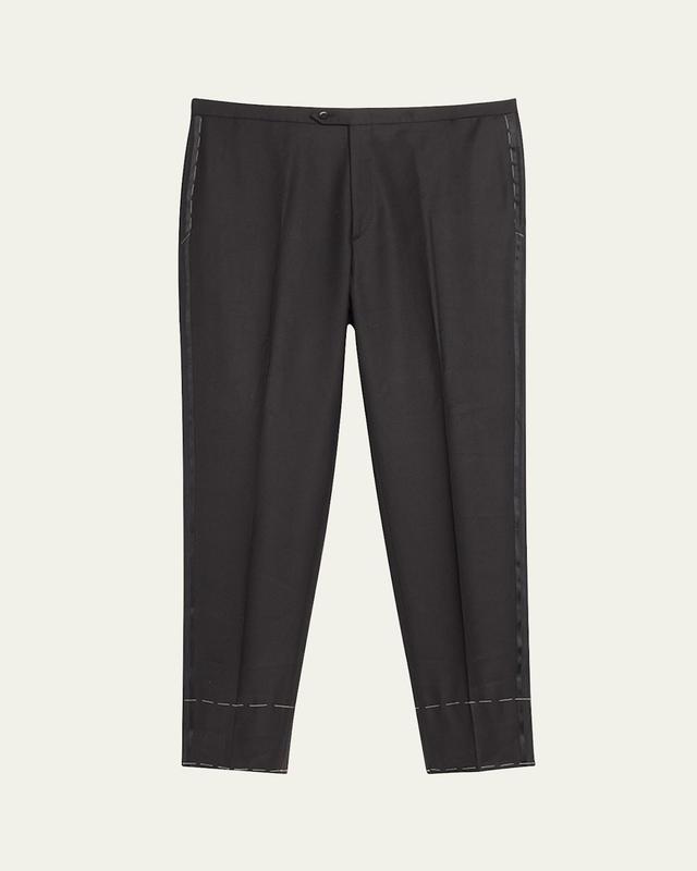 Mens Wool Tuxedo Trousers Product Image