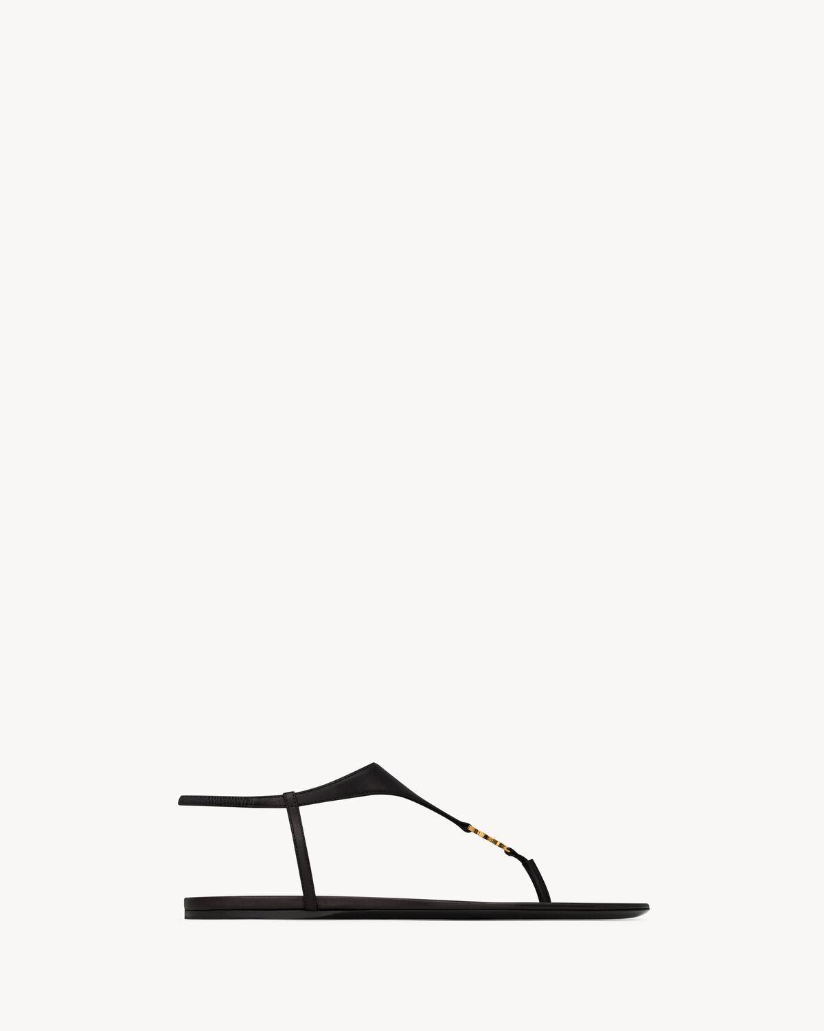 CASSANDRA sandals in smooth leather | Saint Laurent | YSL.com Product Image