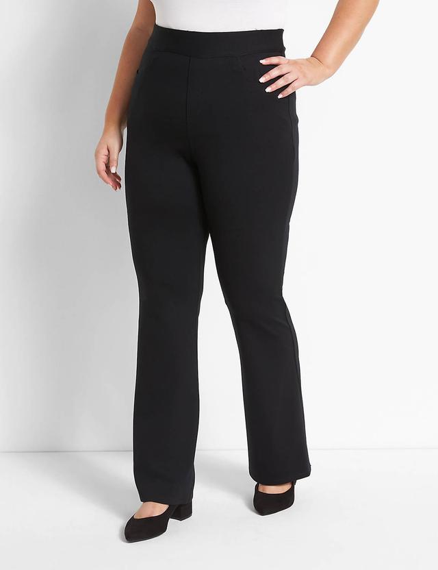 Pull-On Ponte Boot Pant Product Image