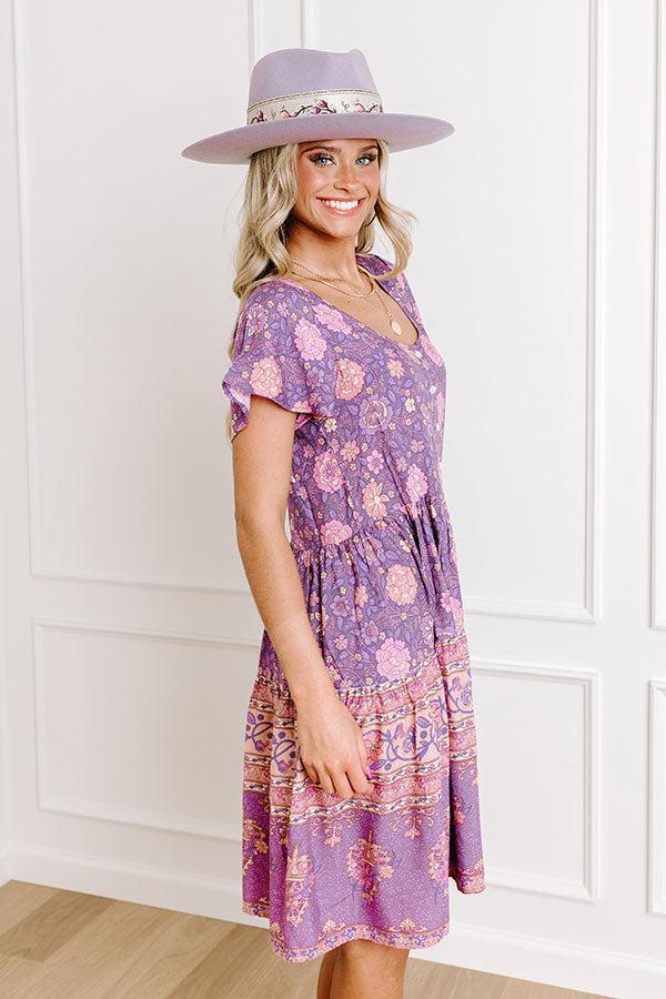 English Garden Floral Mini Dress Product Image