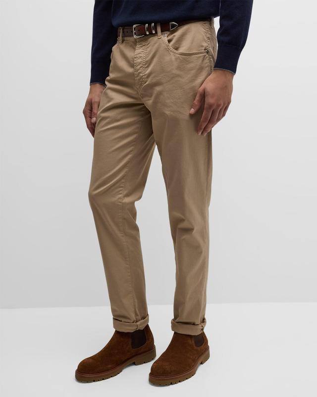 Mens American Pima Italian-Fit Chino Trousers Product Image