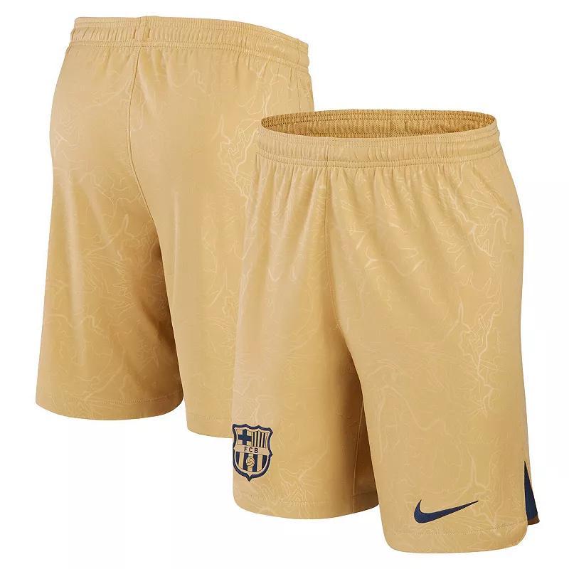 Mens Nike Gold Barcelona Performance Stadium Shorts Product Image