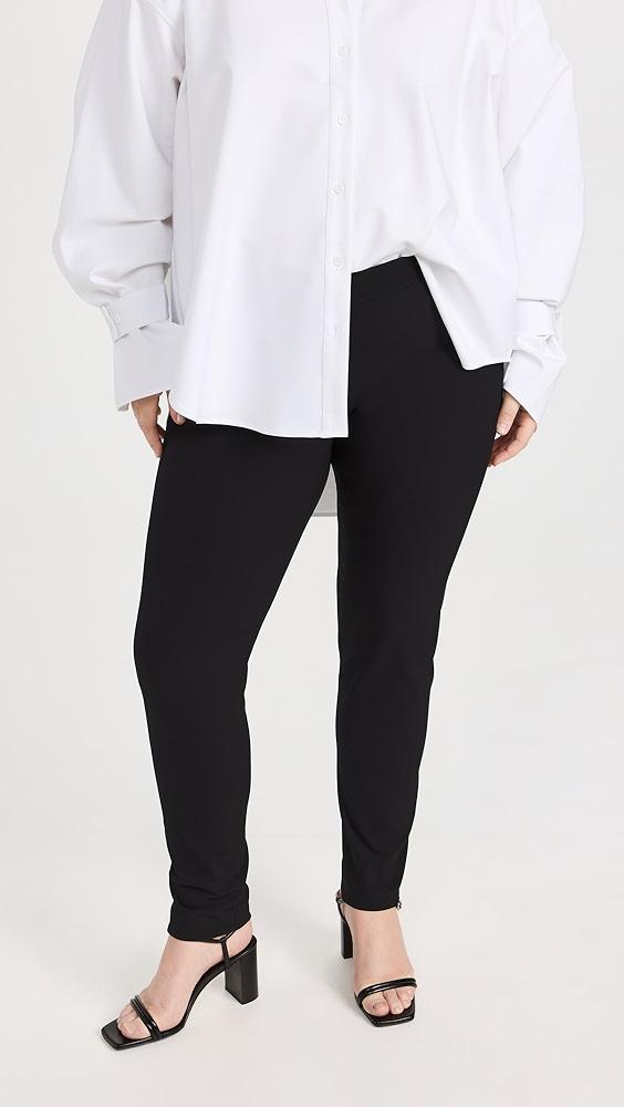 Veronica Beard Black Scuba Leggings | Shopbop Product Image