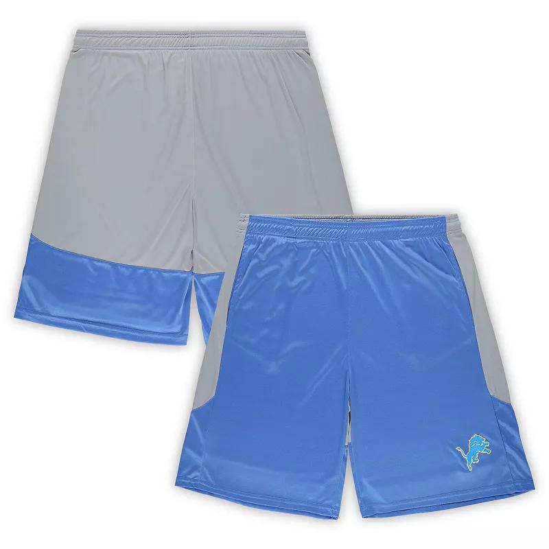 Mens Fanatics Detroit Lions Big & Tall Team Logo Shorts Product Image