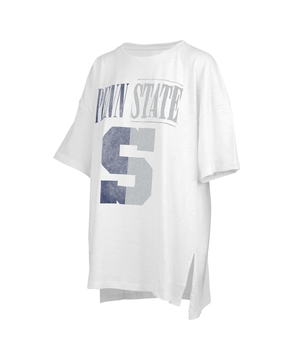 Womens Pressbox Penn State Nittany Lions Lickety-Split Oversized T-Shirt Product Image