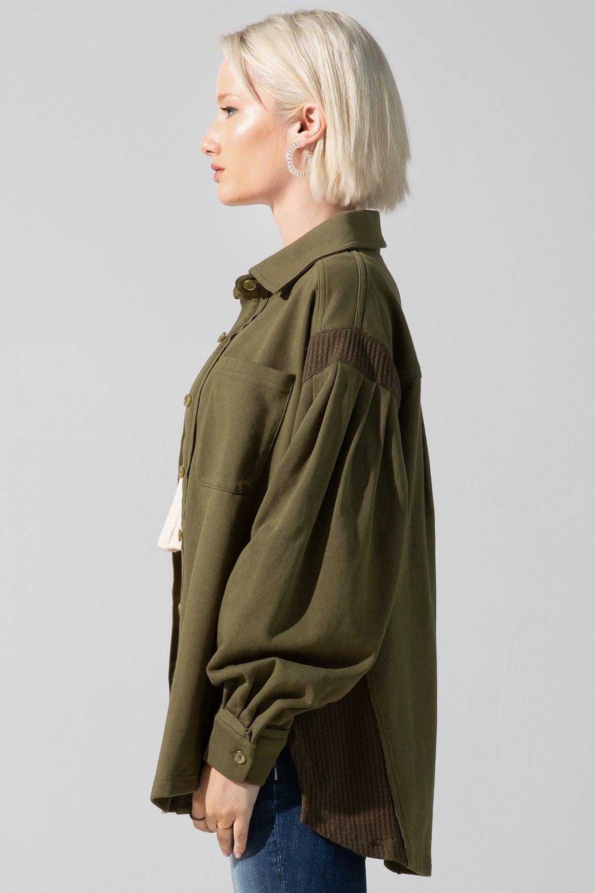 Oversized Button Down Shirt Product Image