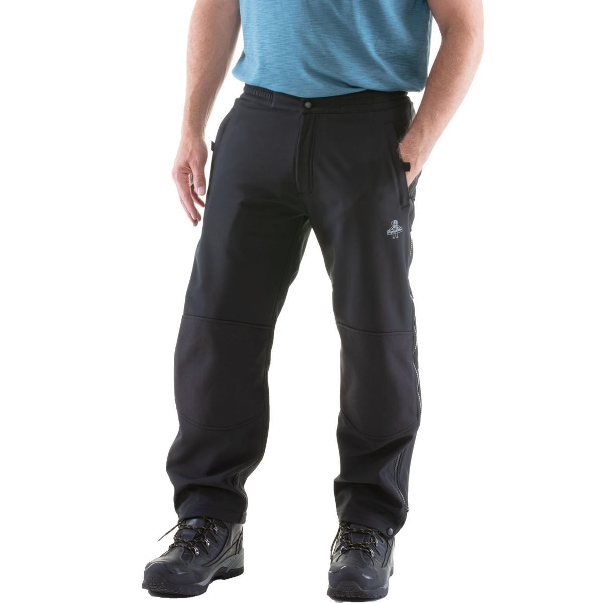 RefrigiWear Mens Warm Water-Resistant Insulated Softshell Pants Product Image