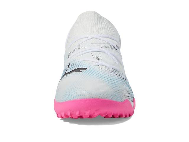 PUMA Future 7 Match Turf Training (PUMA White/PUMA /Poison Pink) Men's Shoes Product Image