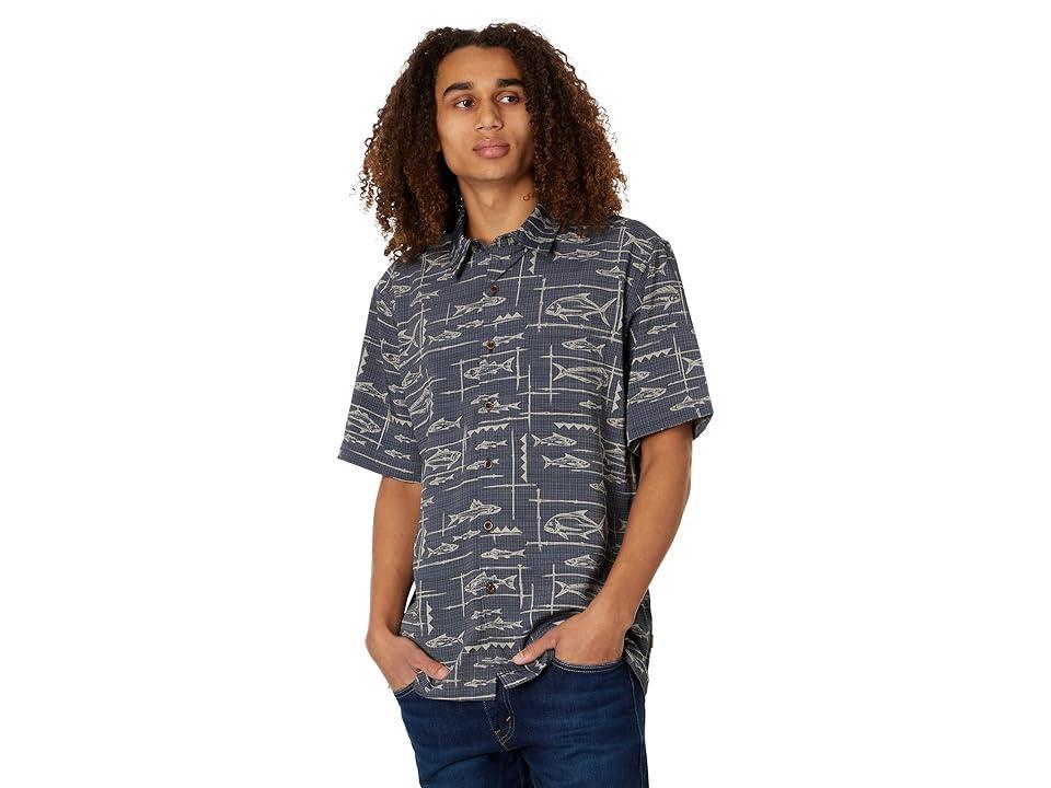 Quiksilver Waterman Bento Short Sleeve Woven (Bento ) Men's Clothing Product Image