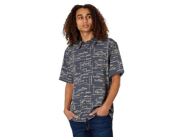 Quiksilver Waterman Bento Short Sleeve Woven (Bento ) Men's Clothing Product Image