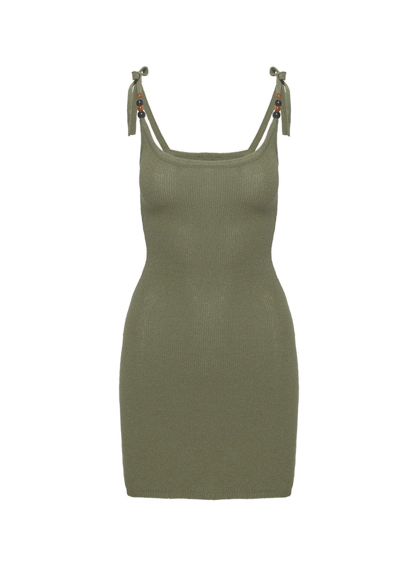 Strachy Mini Dress Green Product Image