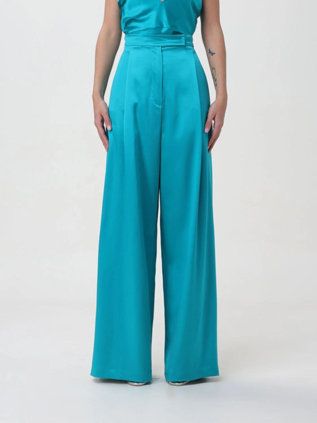 Pants  Woman Color Green Product Image