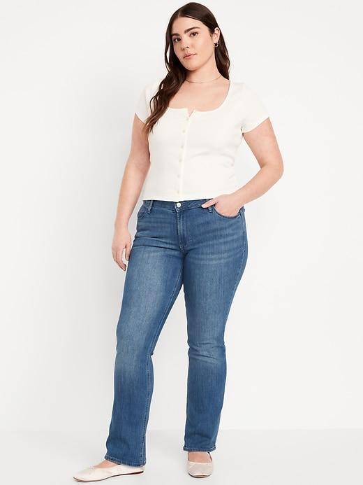 Mid-Rise Wow Boot-Cut Jeans for Women Product Image