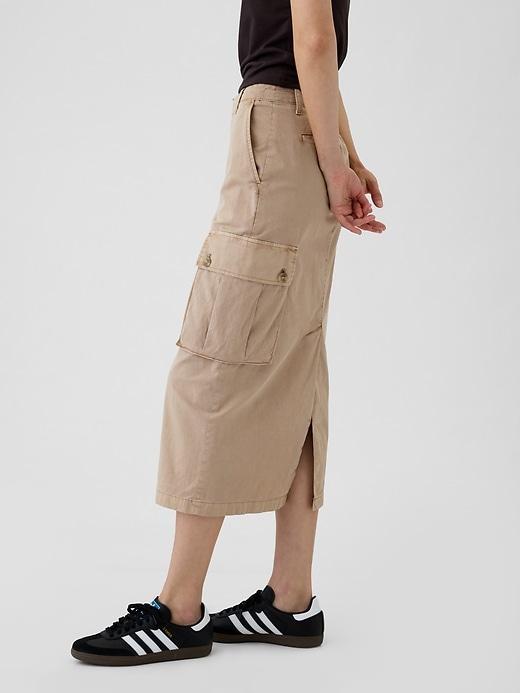 Utility Cargo Midi Skirt Product Image