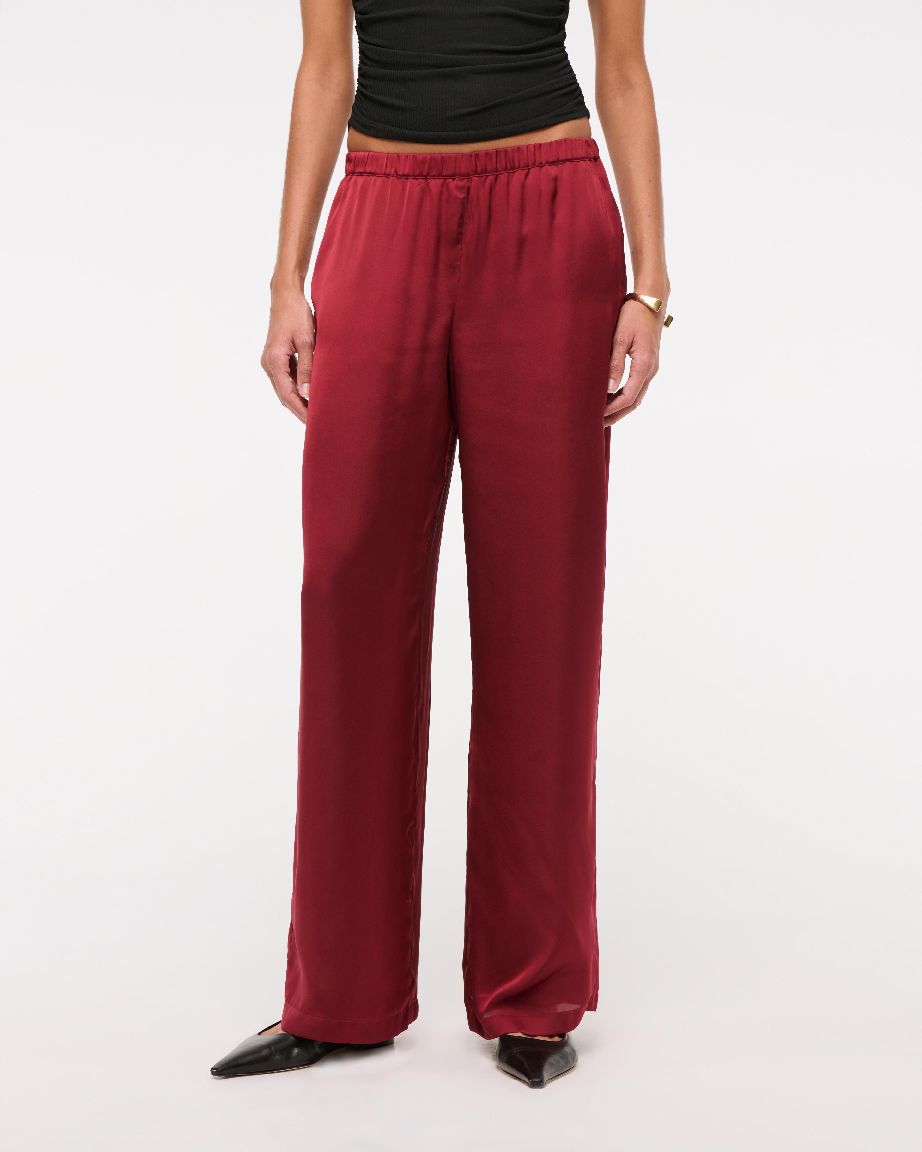 Satin Pull-On Pant Product Image